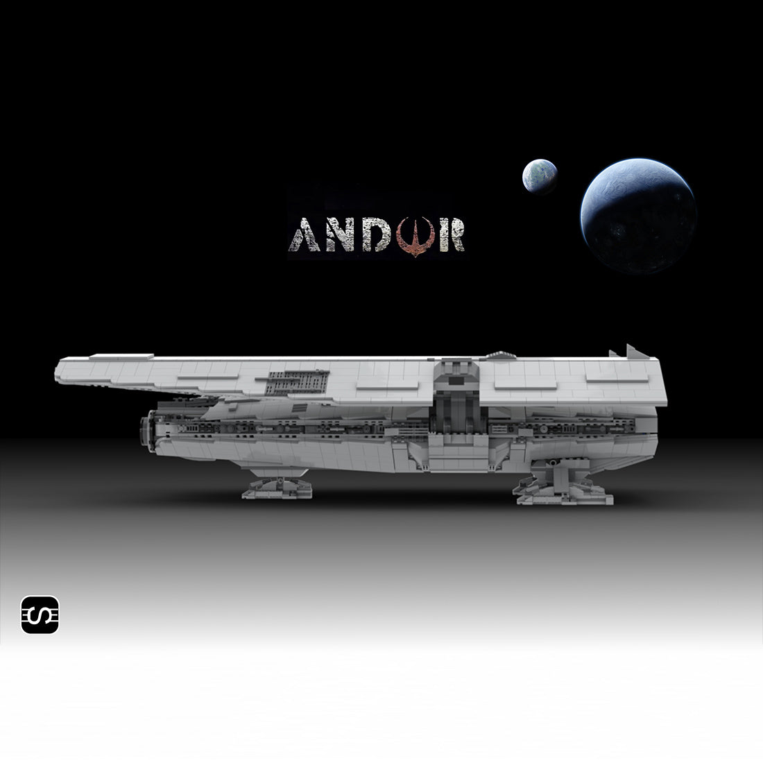 MOC-137520 Sci-fi Space Transport Ship Model Building Blocks