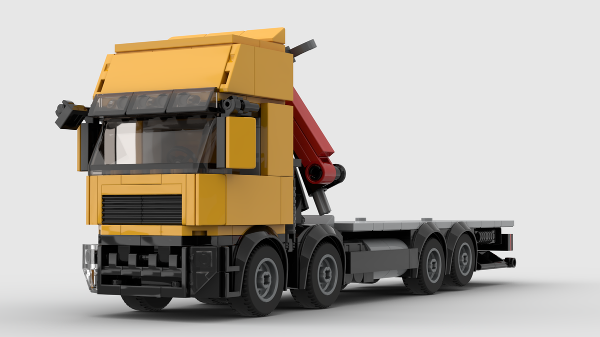 MOC-268685 8x4 Crane Truck Building Blocks