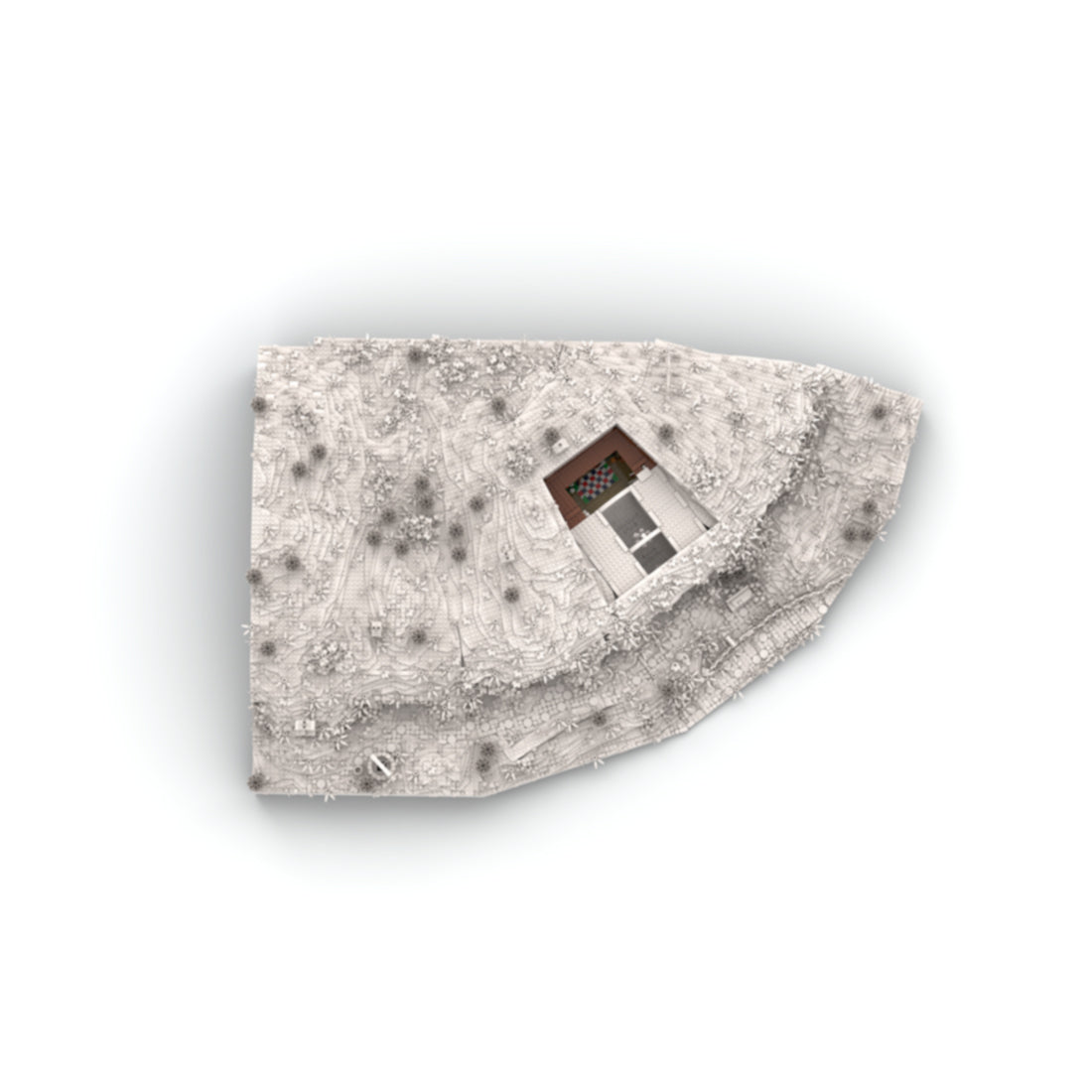 Medieval Cavern Dwelling M3 Modular Entrance Hall Building Blocks