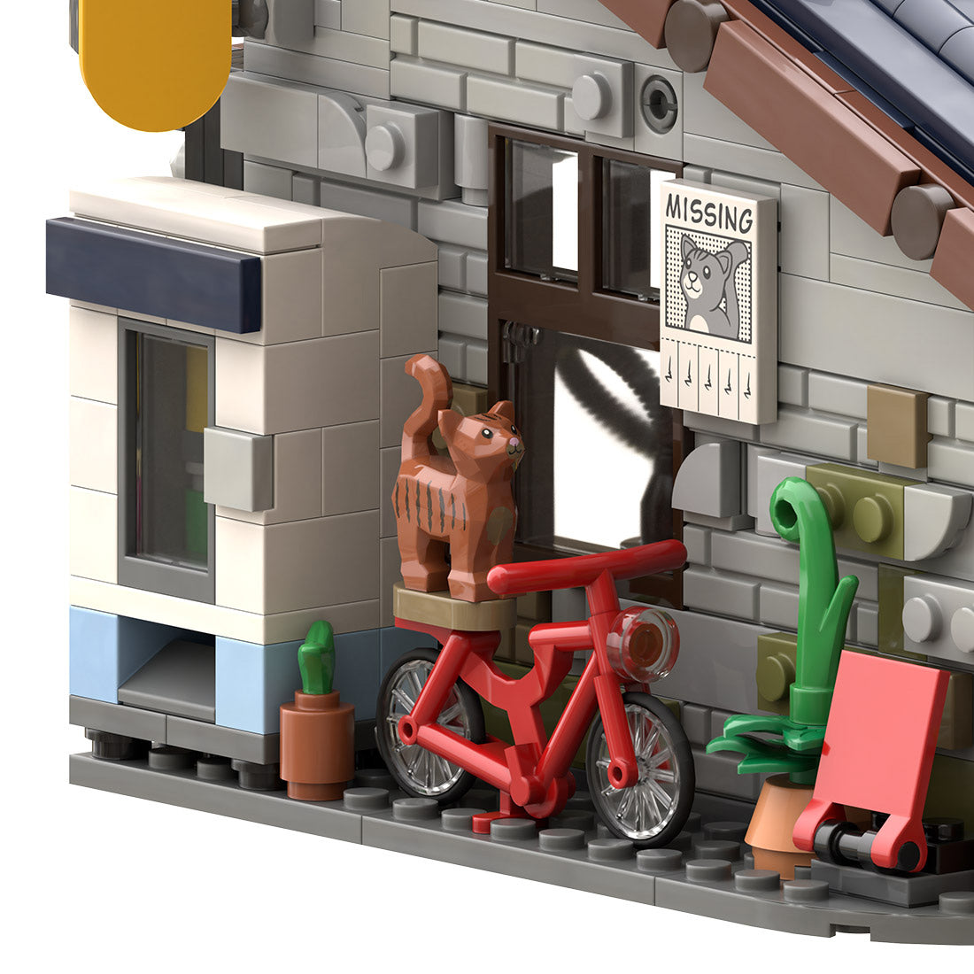 MOC-265598 Japan Backstreet Garage Building Blocks