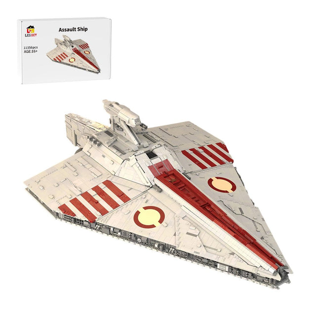 Acclamator-Class Assault Ship Building Blocks-LesDiy-Building Blocks-