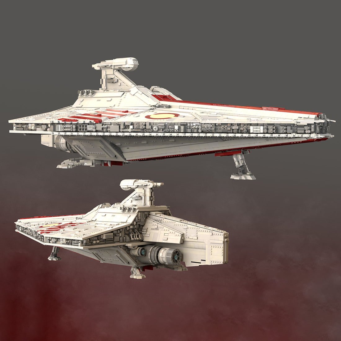 Acclamator-Class Assault Ship Building Blocks-LesDiy-Building Blocks-