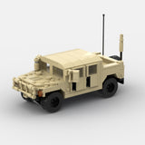 Desert HUMVEE 6 Modern Military Vehicle Building Blocks