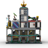 MOC-154224 Modular East Asian Urban Street View Building Blocks