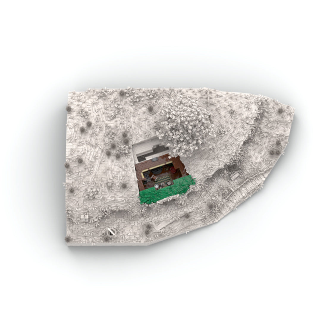 Medieval Cavern Dwelling M14 Modular Building Blocks