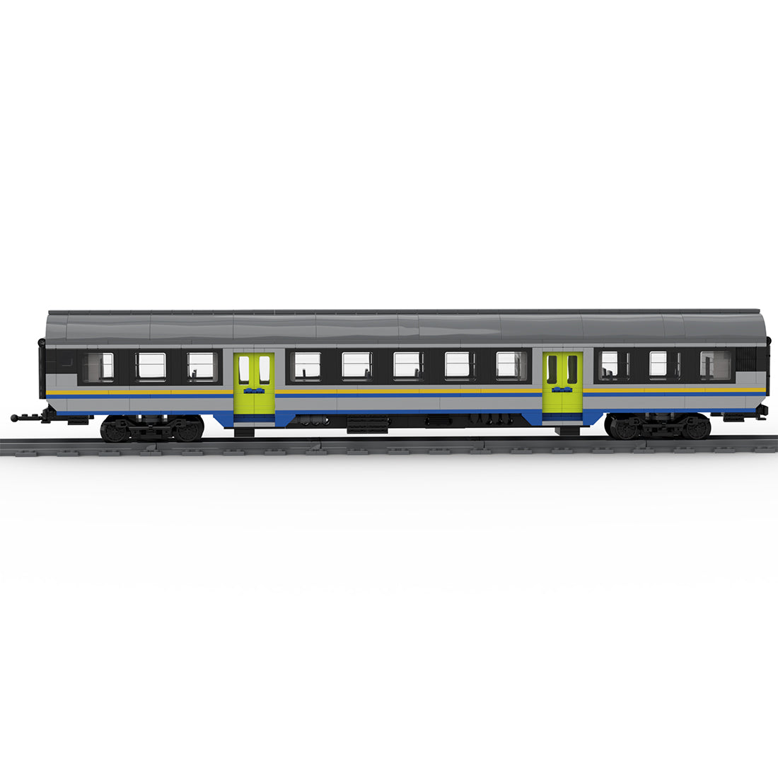 Italy MDVC Carriage DPR Train Building Blocks