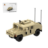 Desert HUMVEE 4 Modern Military Vehicle Building Blocks