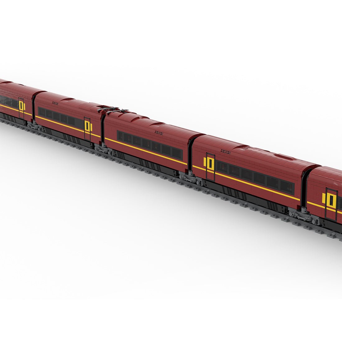 AGV - 575 Italo High Speed Train Building Blocks - Static Version - LesDiy - Building Blocks