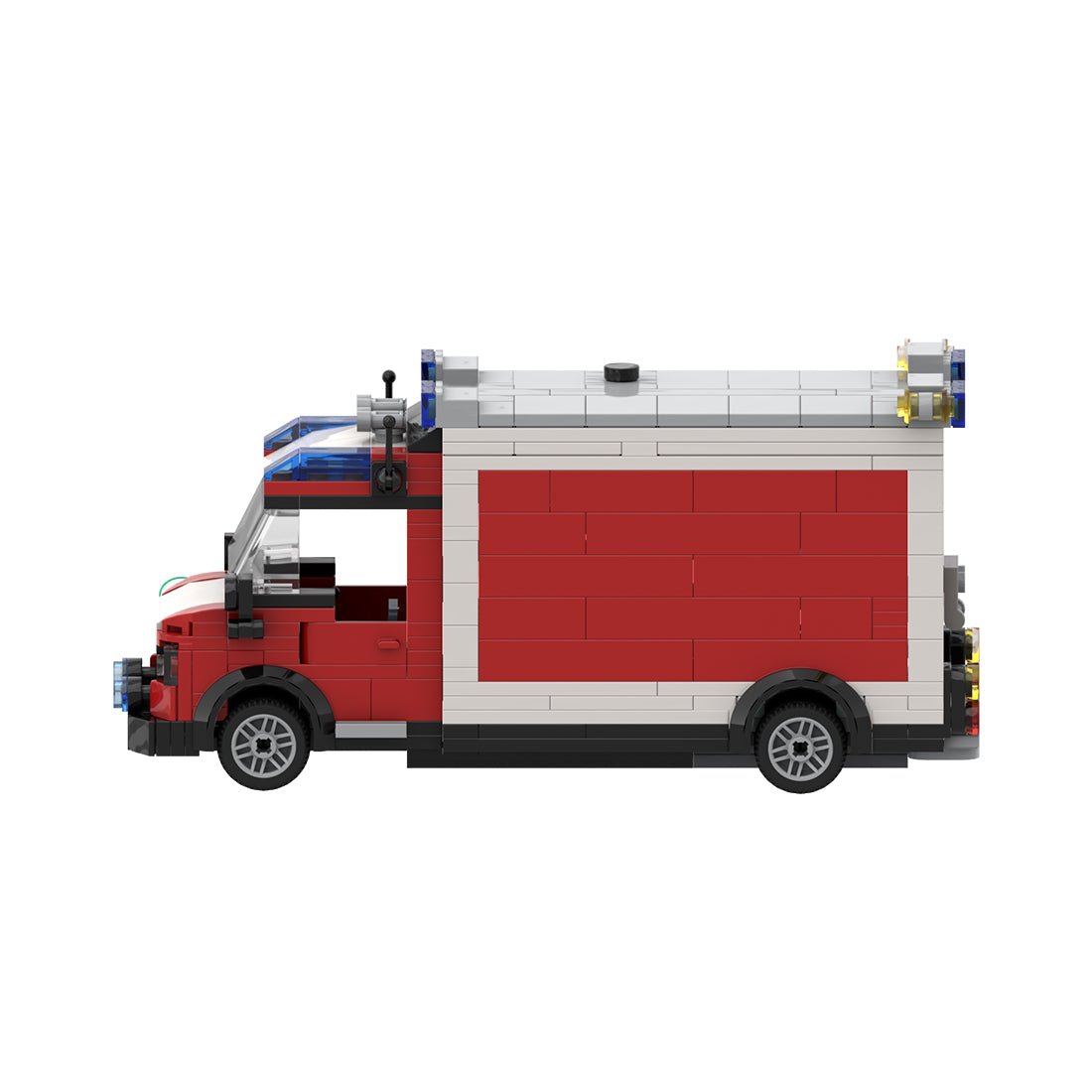 Ambulance MOC Building Block - LesDiy - 