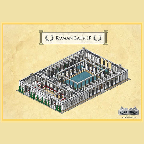 Ancient Roman Bath Building Blocks-LesDiy - 