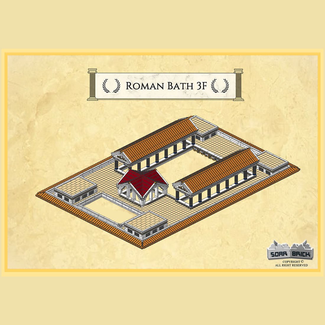 Ancient Roman Bath Building Blocks-LesDiy - 