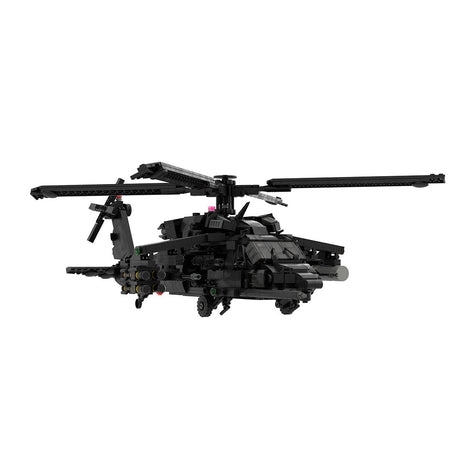 Armed Helicopter Assembly MOC Model Building Blocks - LesDiy - Building Blocks