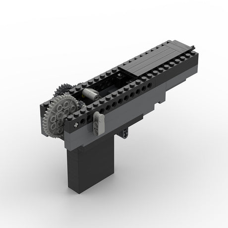 Automatic Rubber Band Shooter Building Blocks - LesDiy - 