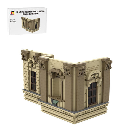 B - 17 Module for MOC - 169060 Berlin Cathedral Building Blocks - LesDiy - 