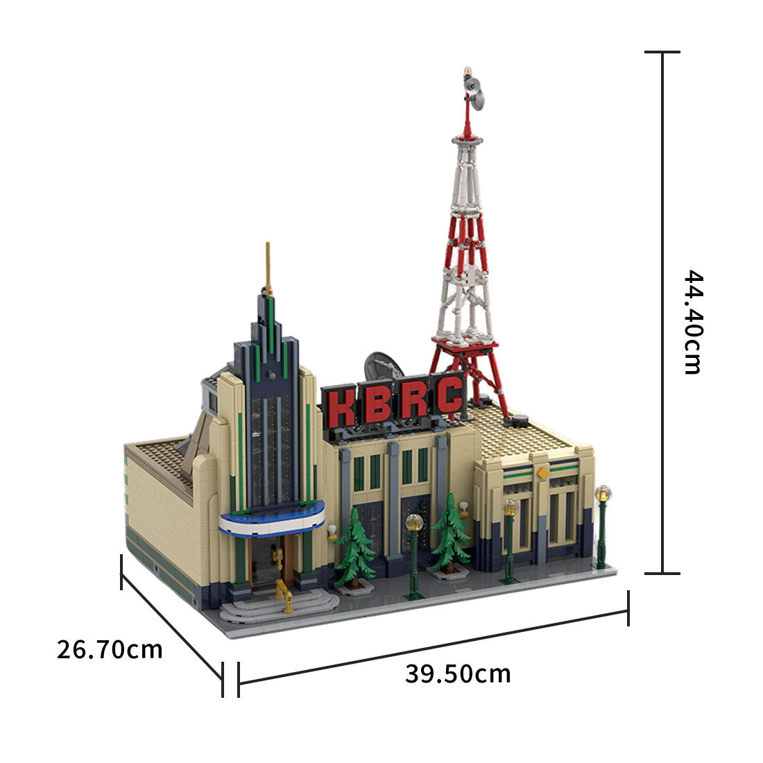 MOC-226314 Brick FM Radio Station Building Blocks
