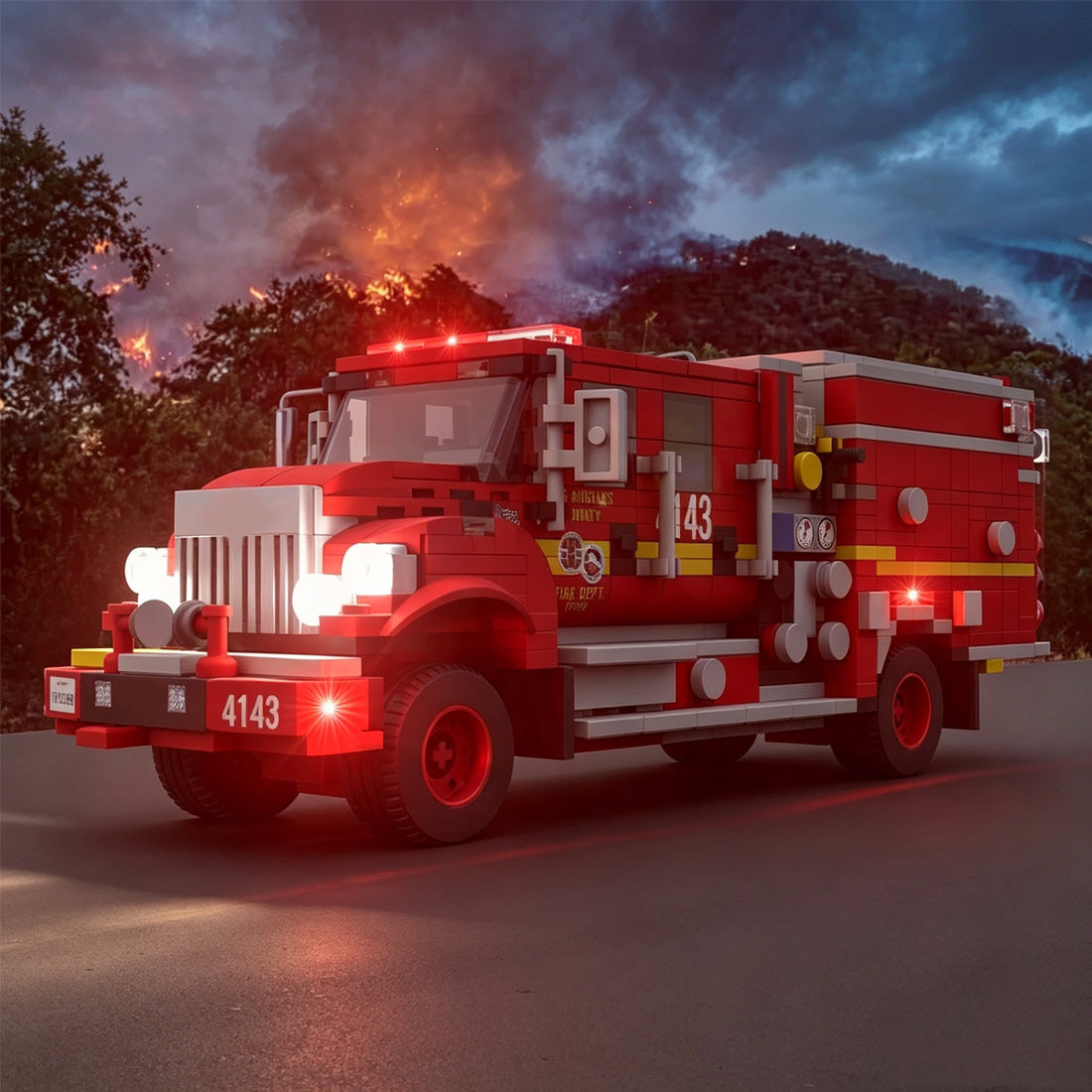 MOC-244154 2019 BME Intl. Type 3 Brush Engine Los Angeles County FD Building Blocks