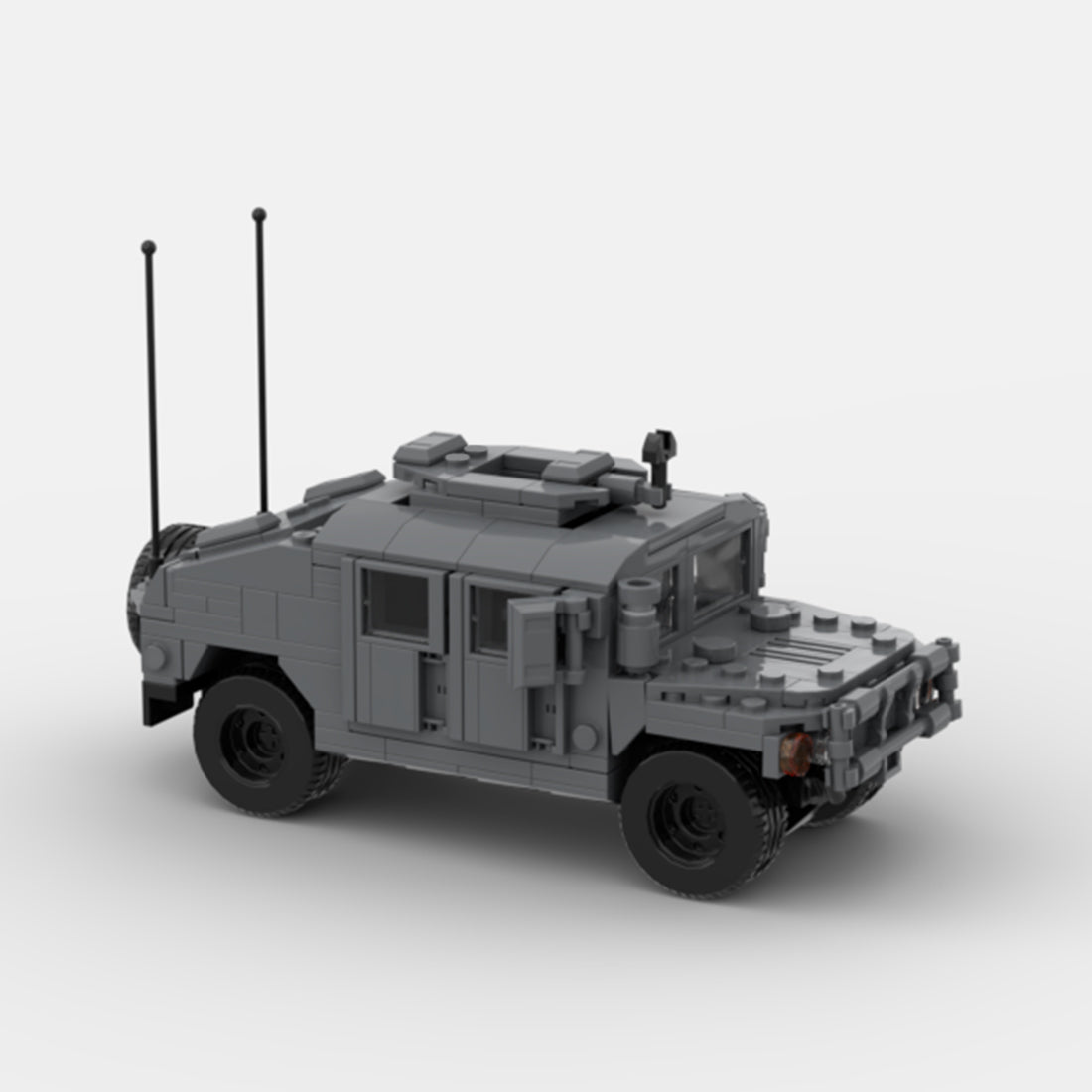 Urban HUMVEE 4 Modern Military Vehicle Building Blocks