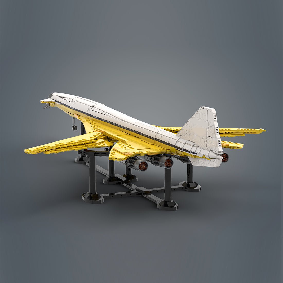 B2707-200 SST Supersonic Passenger Aircraft Building Blocks-LesDiy-Building Blocks-