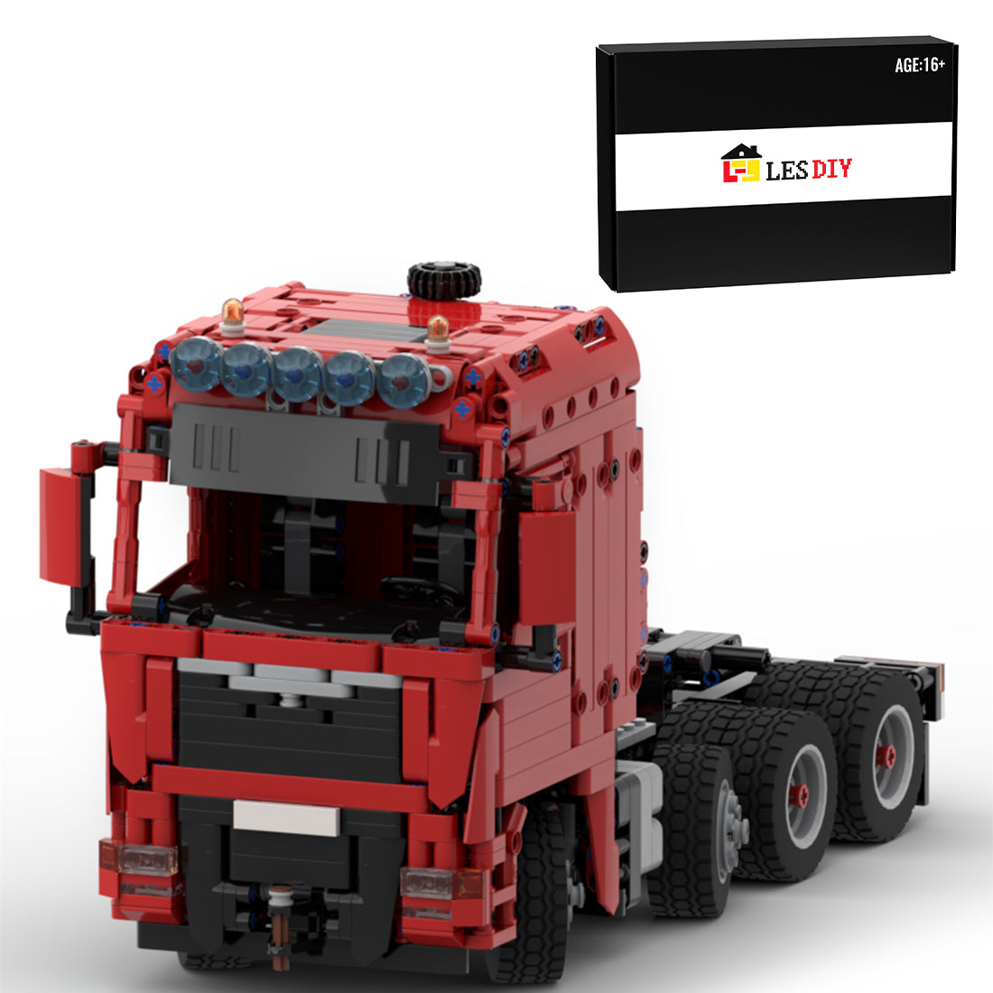 MOC-56213 Modern Heavy Truck Building Blocks Set