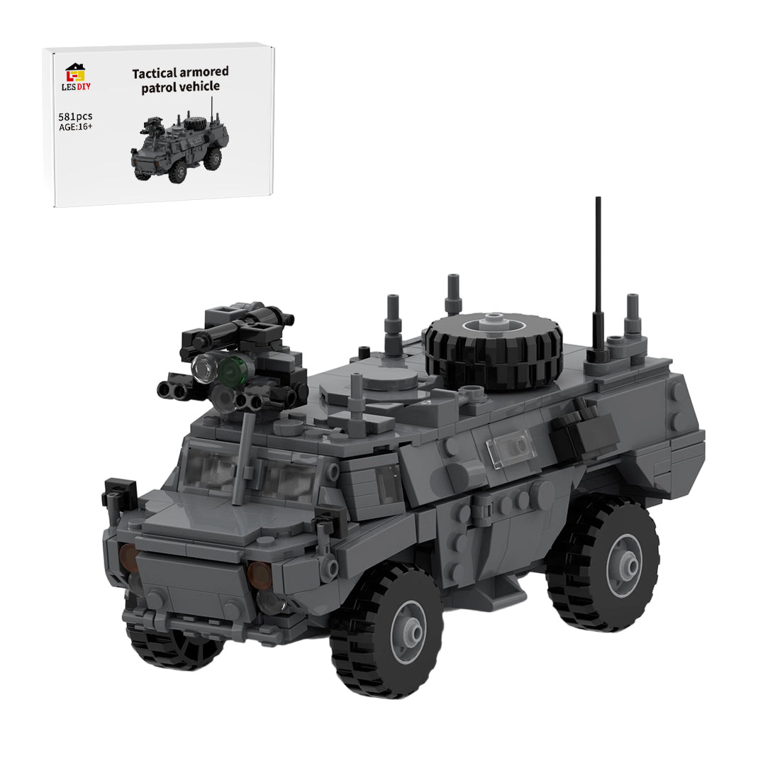 MOC-225385 1/35 Scale Military TEXTRON TAPV Building Blocks