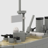 1:700 Scale HMS Hood Battlecruiser Building Blocks