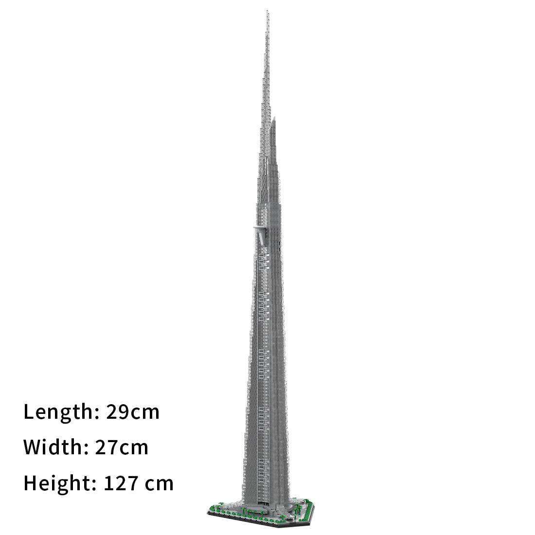 MOC-246046 1:800 Scale Jeddah Tower Building Blocks