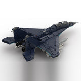 Modern Navy Carrier Fighter Jet Building Blocks