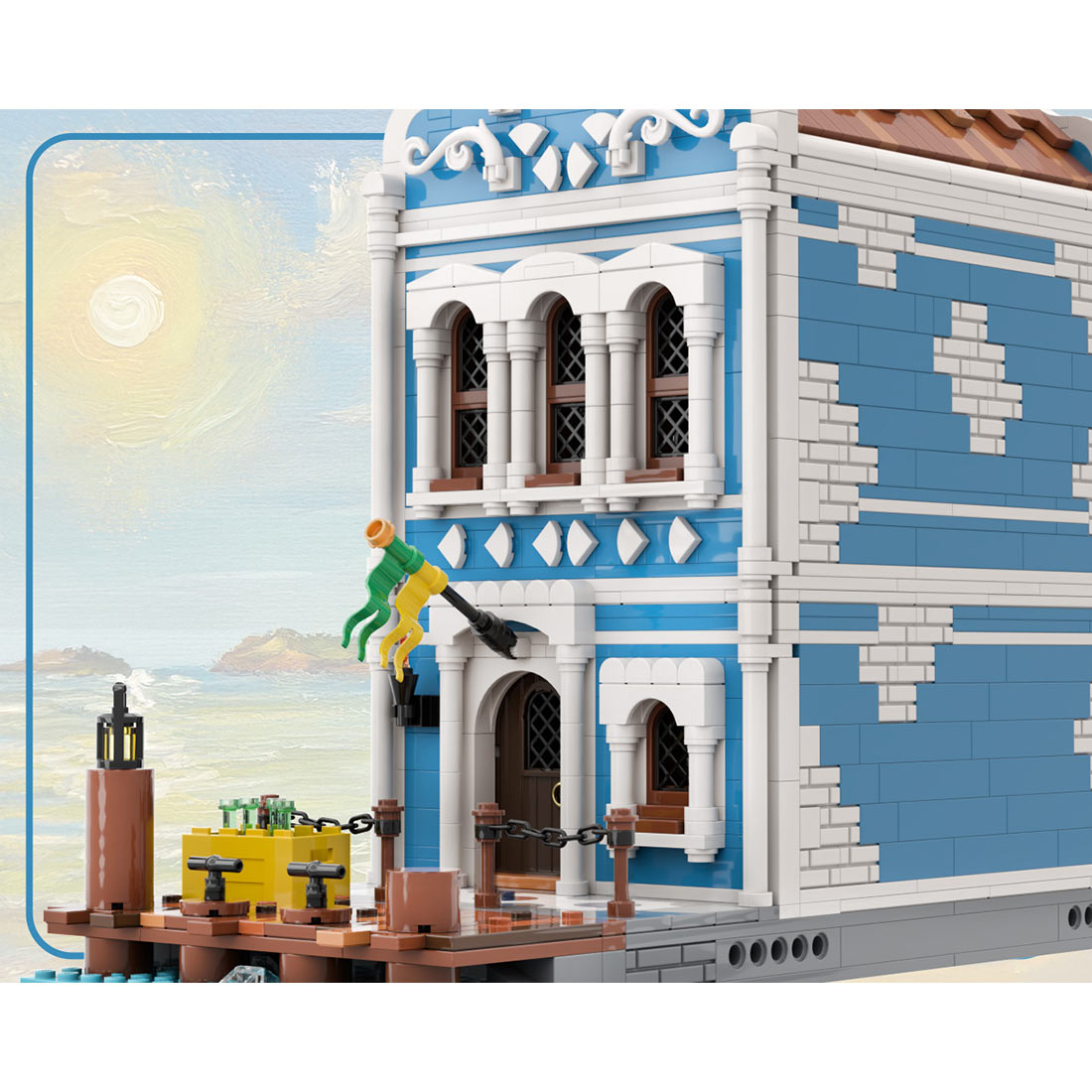 MOC-251241 Crossed Swords Tavern Building Blocks
