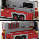MOC-277134 1996 HME 1871 Saulsbury FDNY Rescue 5 Heavy Rescue Truck Building Blocks