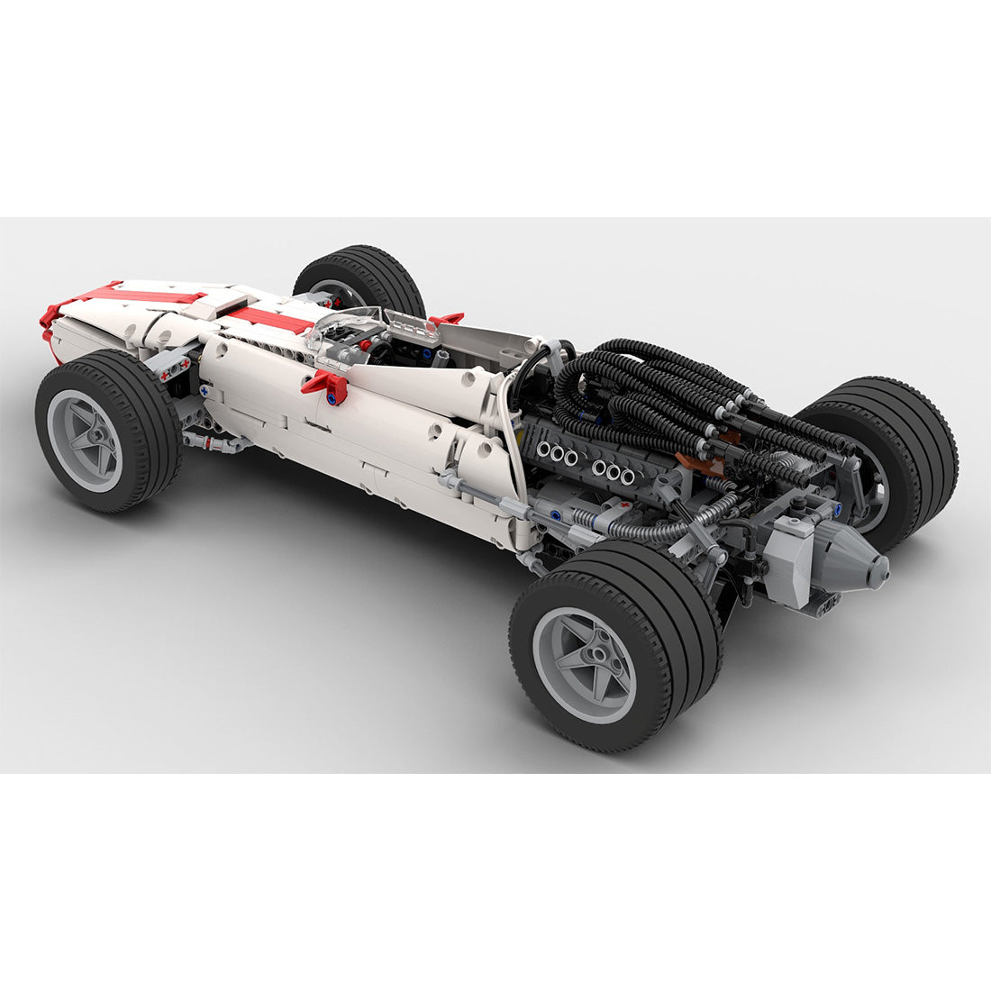MOC-2803 1:7 1967 Formula Racing Car Building Blocks