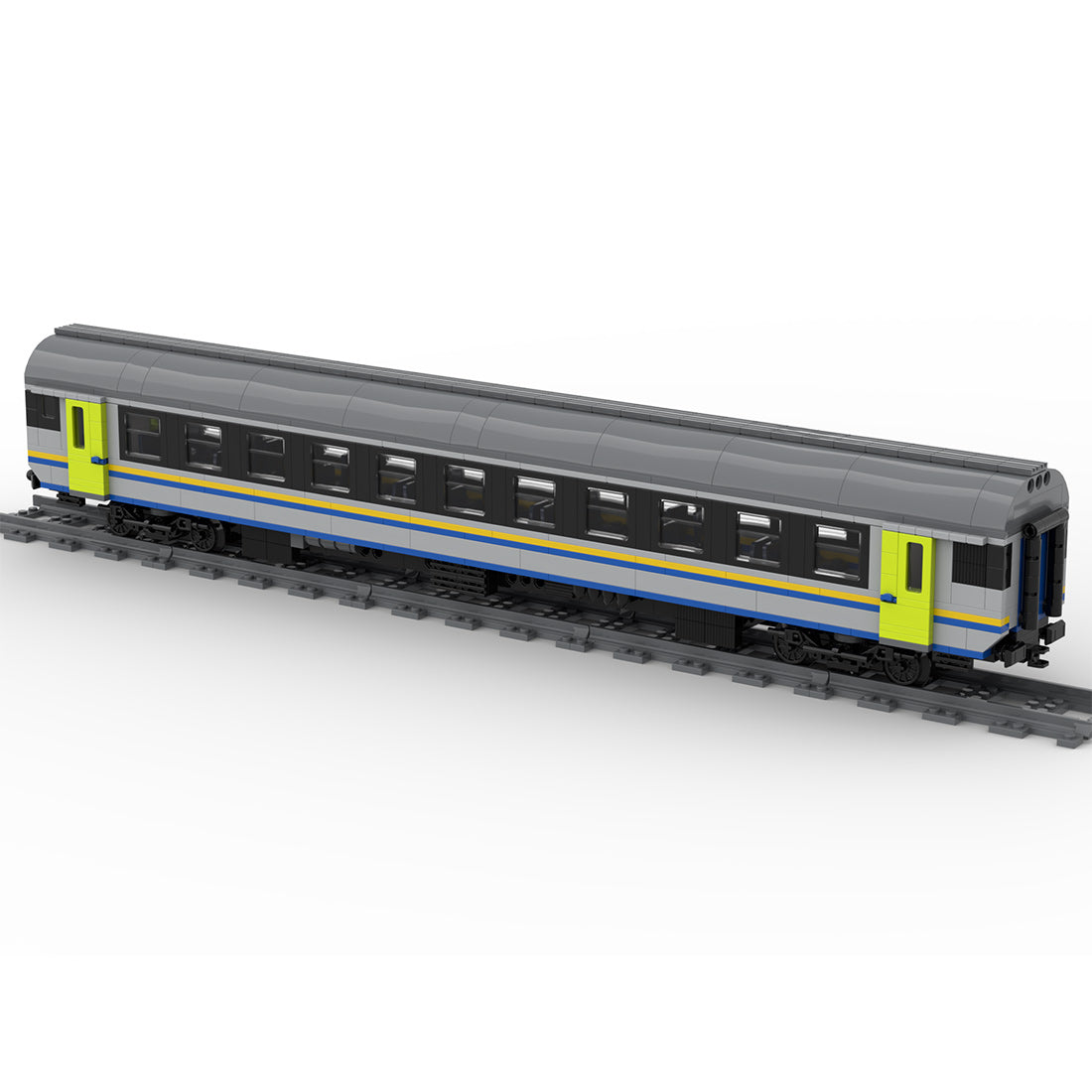 Italy MDVE Carriage DPR Train Building Blocks