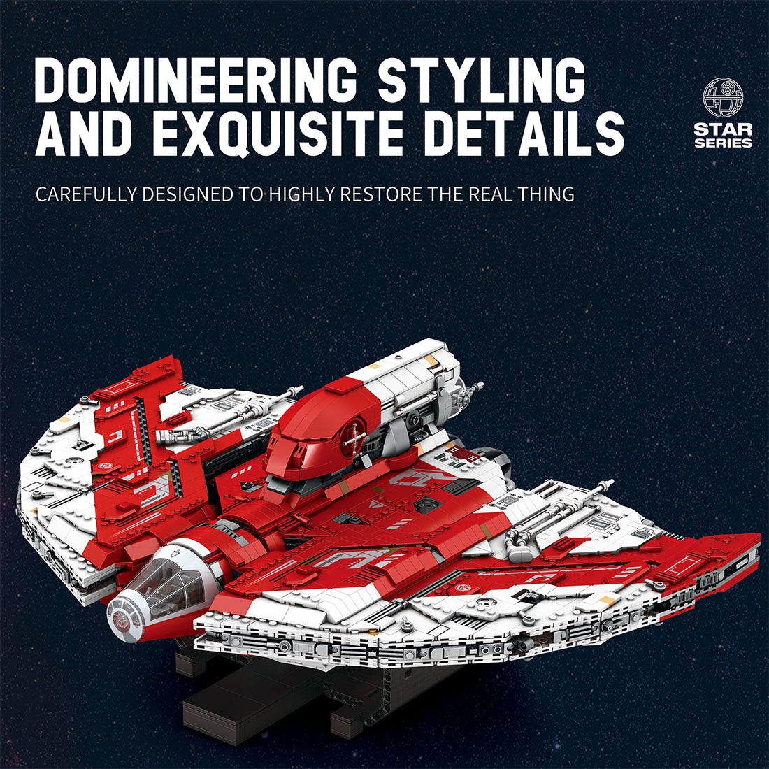 MOC T6 Shuttle Model Assembly Building blocks