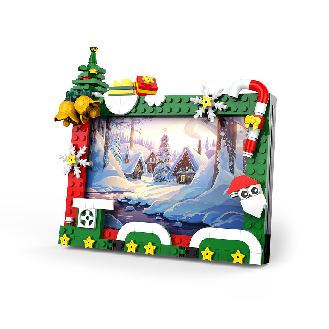 Christmas Photo Frame Model Assembly Toy Building Blocks
