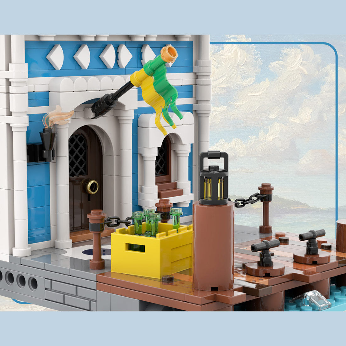 MOC-251241 Crossed Swords Tavern Building Blocks