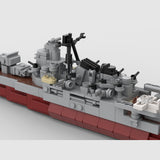 1/485 Scale WWII Japanese Cruiser the Kaohsiung-class Cruiser Atago Military Building Blocks