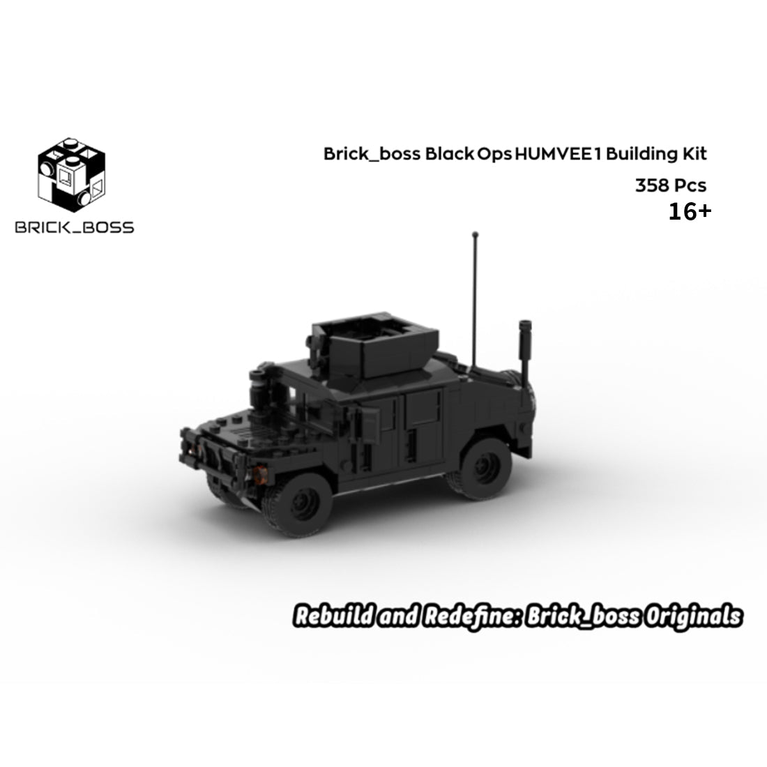 Black Ops HUMVEE 1 Building Blocks-LesDiy-Building Blocks-