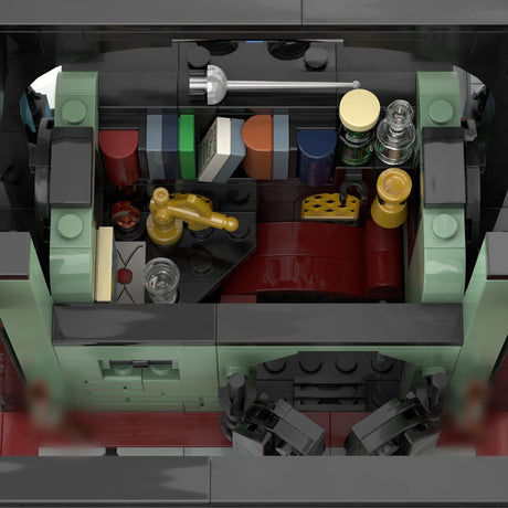 Black Pirate Watchtower Building Blocks-LesDiy-MOC-