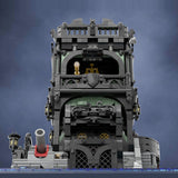 Black Pirate Watchtower Building Blocks-LesDiy-MOC-