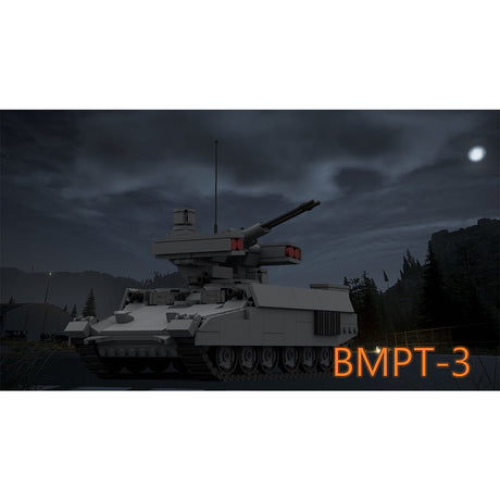 BMPT Terminator Armored Fighting Vehicle Building Blocks-LesDiy - 