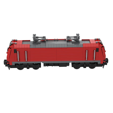 BR146-2 DB Red Regional Commuter Electric Locomotive Building Blocks-LesDiy-Locomotive-