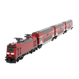 BR146-2 DB Red Regional Commuter Electric Locomotive Building Blocks-LesDiy-Locomotive-