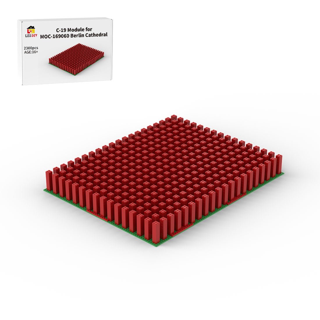 C - 19 Module for MOC - 169060 Berlin Cathedral Building Blocks - LesDiy - 