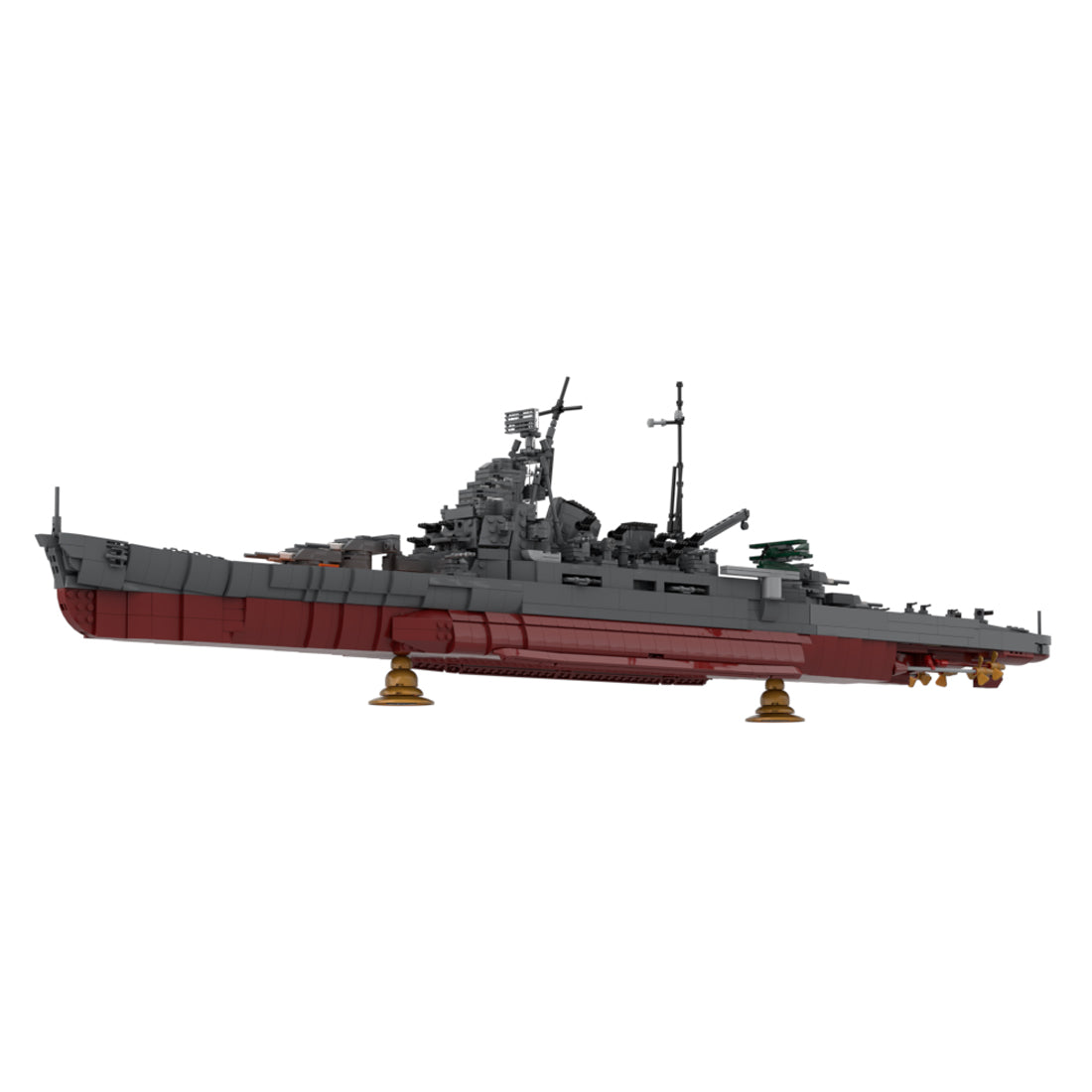 1:200 Scale IJN Maya Takao-Class Heavy Cruiser Building Blocks