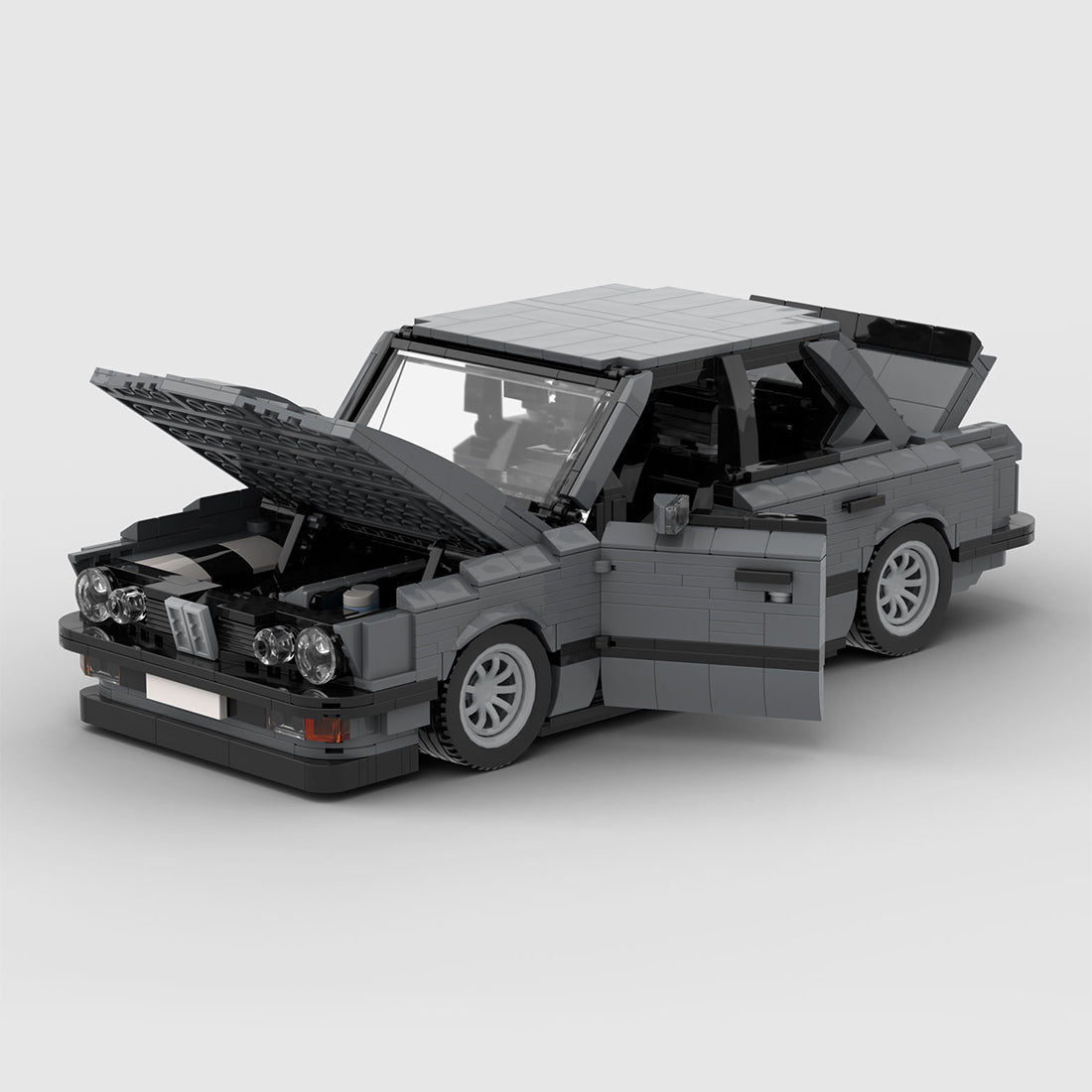 MOC-161114 BMW M5 E28 Dark Bluish Gray Building Blocks