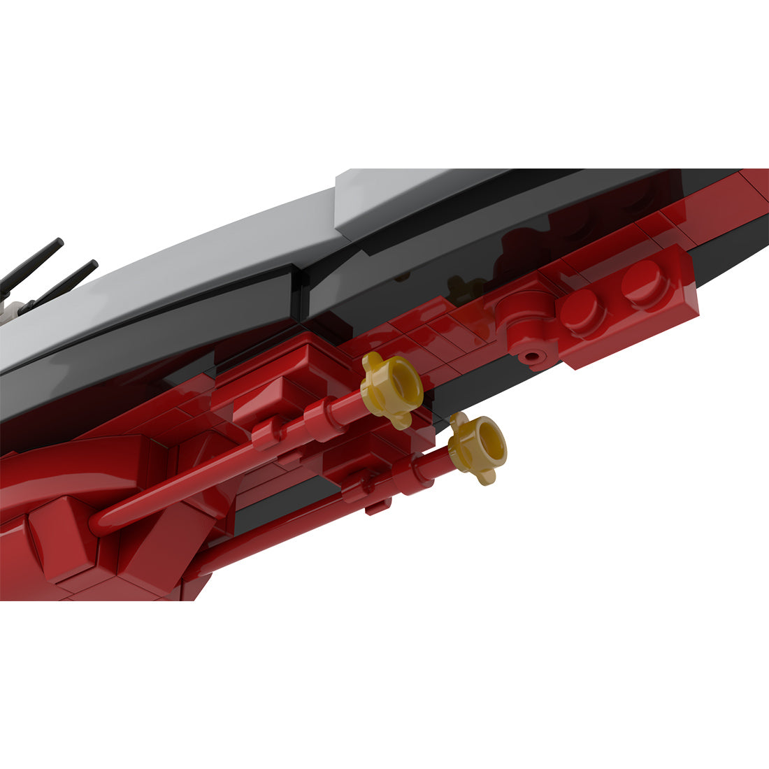 1/300 German Military Königsberg Light Cruiser Building Blocks