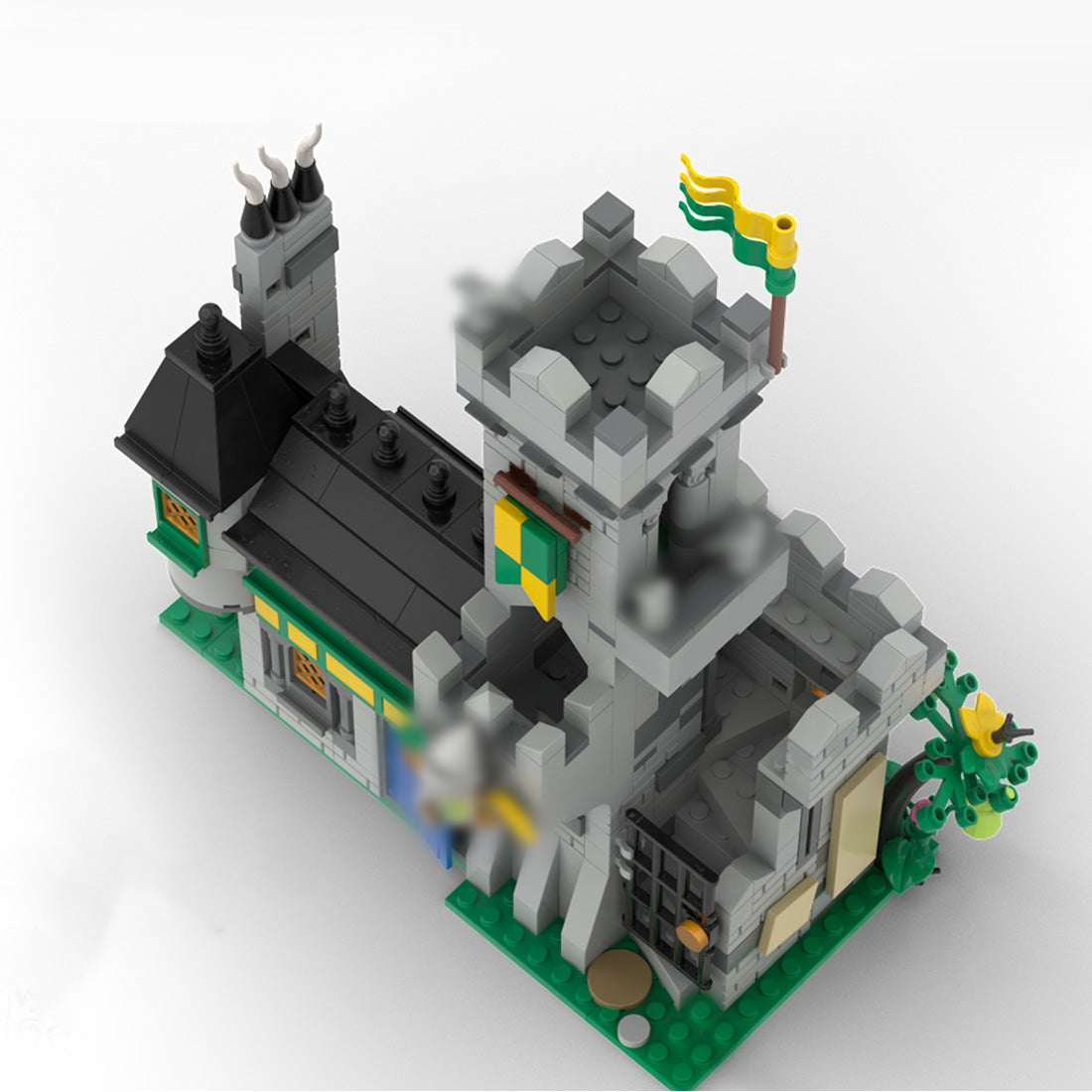 MOC-235273 Chevron's Manor of Many Pigeons Building Blocks
