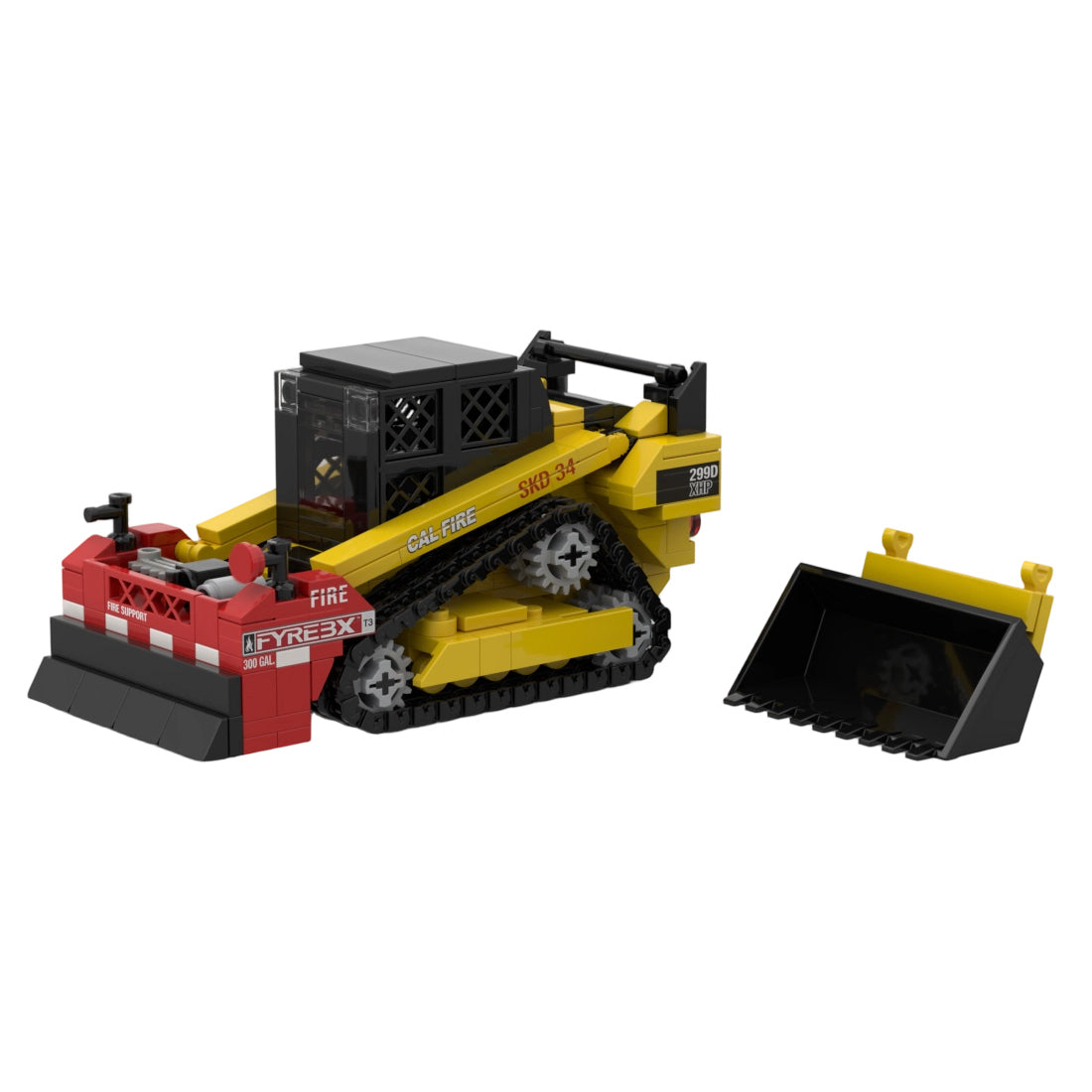 MOC-258210 CAT 299D + Frye Box CAL FIRE SKD 34 Building Blocks
