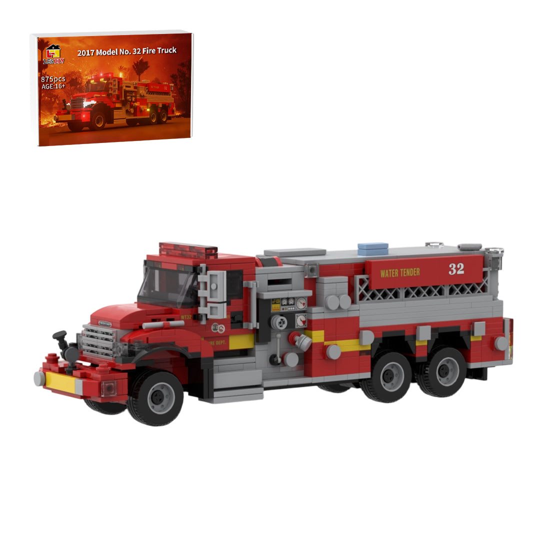 MOC-254855 2017 Rosenbauer Freightliner Tender L.A County FD Building Blocks