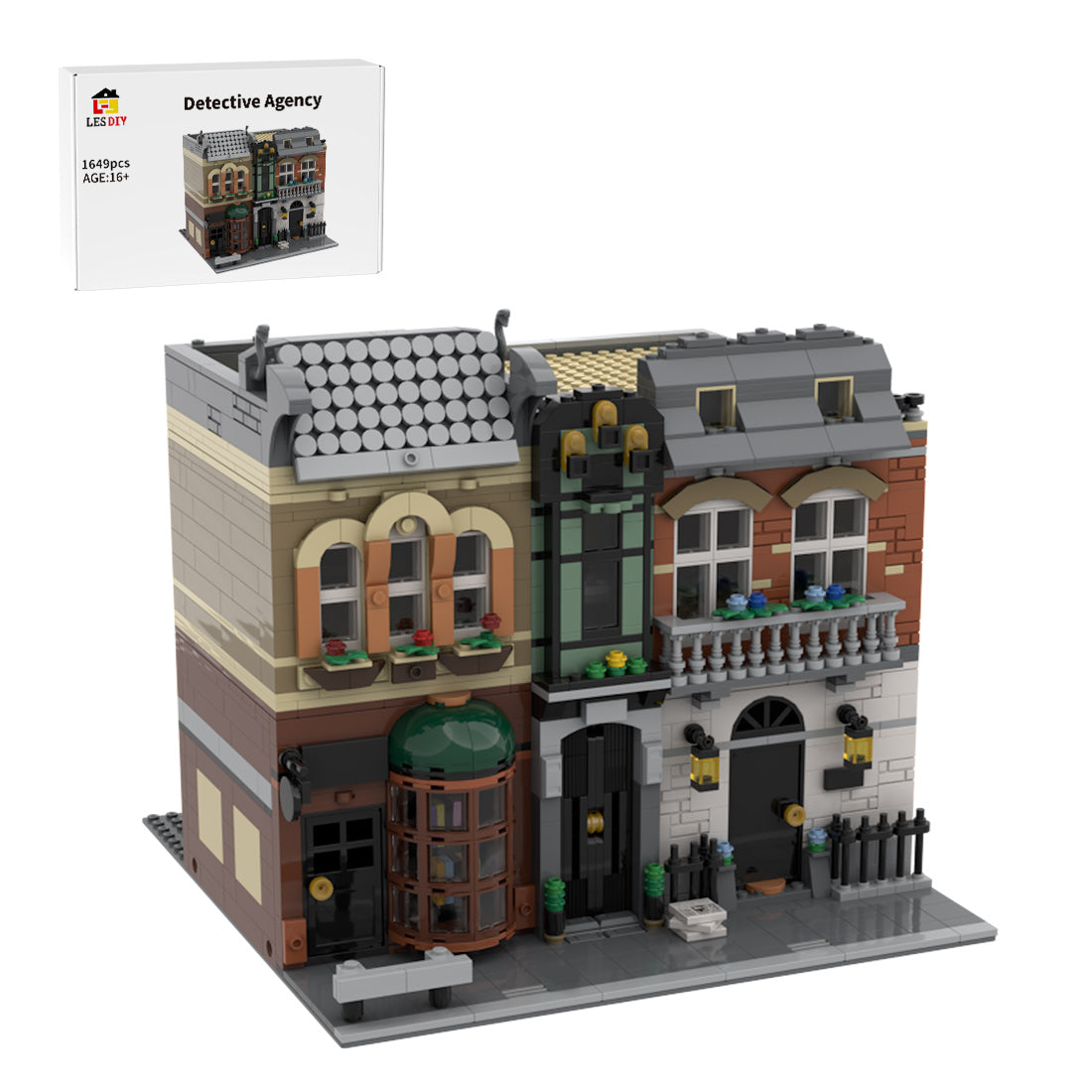 MOC-227235 Modular Detective Shop Building Blocks