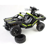 MOC-166891 + MOC-172968 Halo Warthog M12B RC Armored Off-Road Vehicle & Motorized Turret Building Blocks